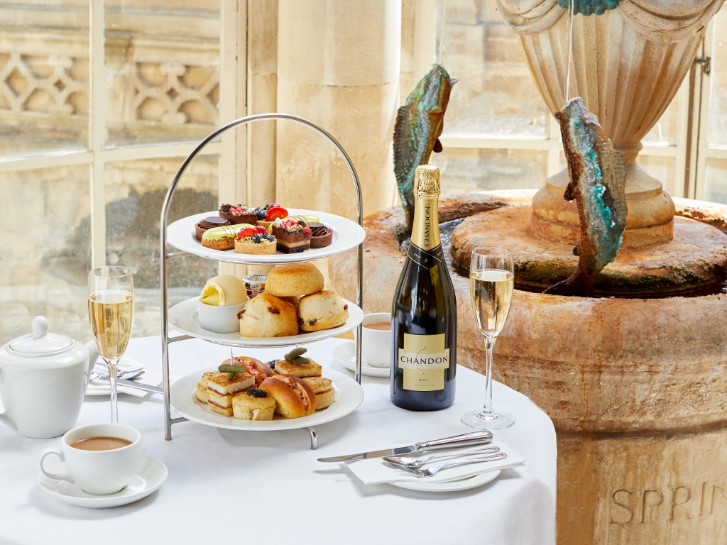 Image: Champagne afternoon tea