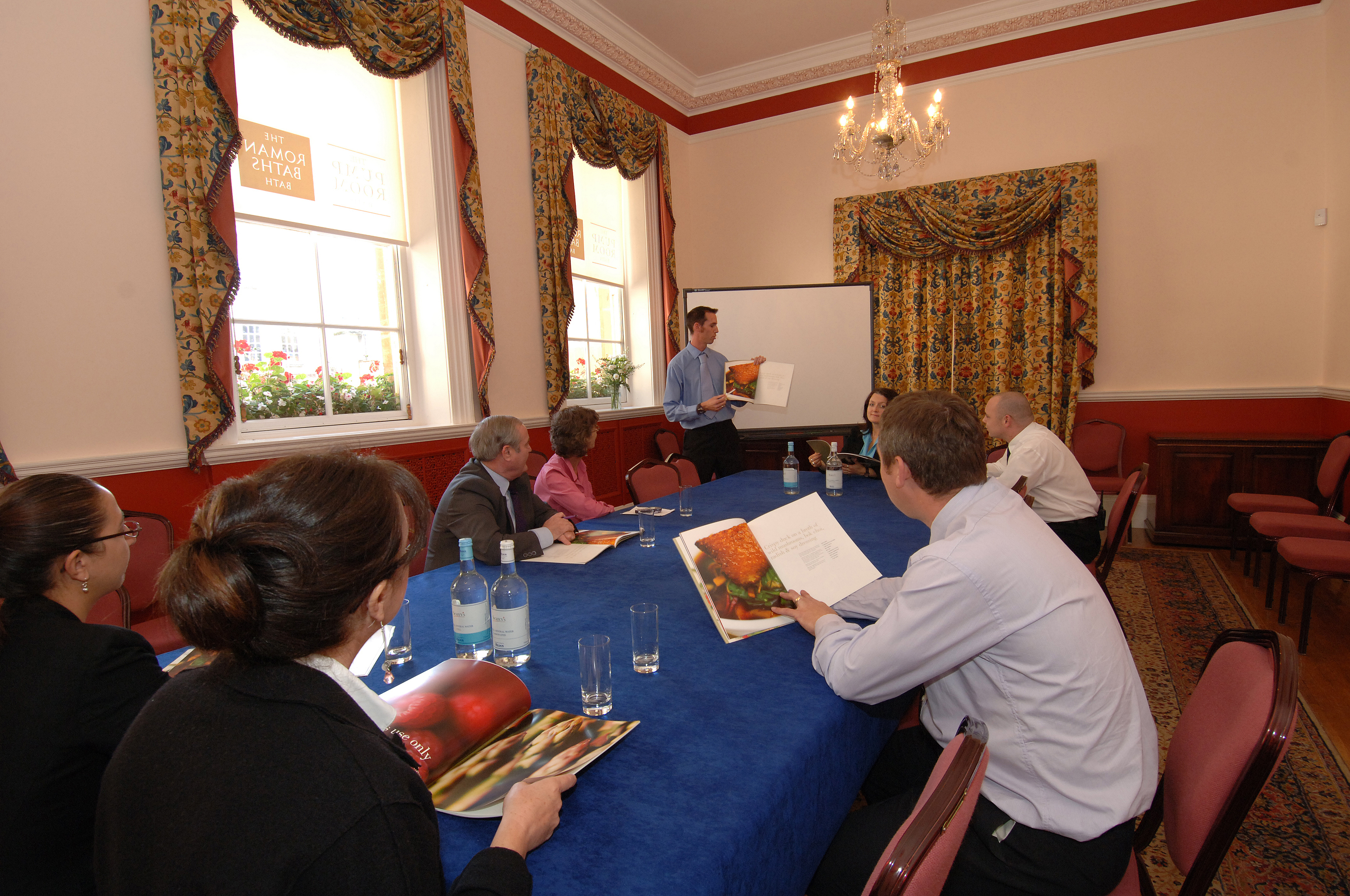 Boardroom meeting in the Kingston Room