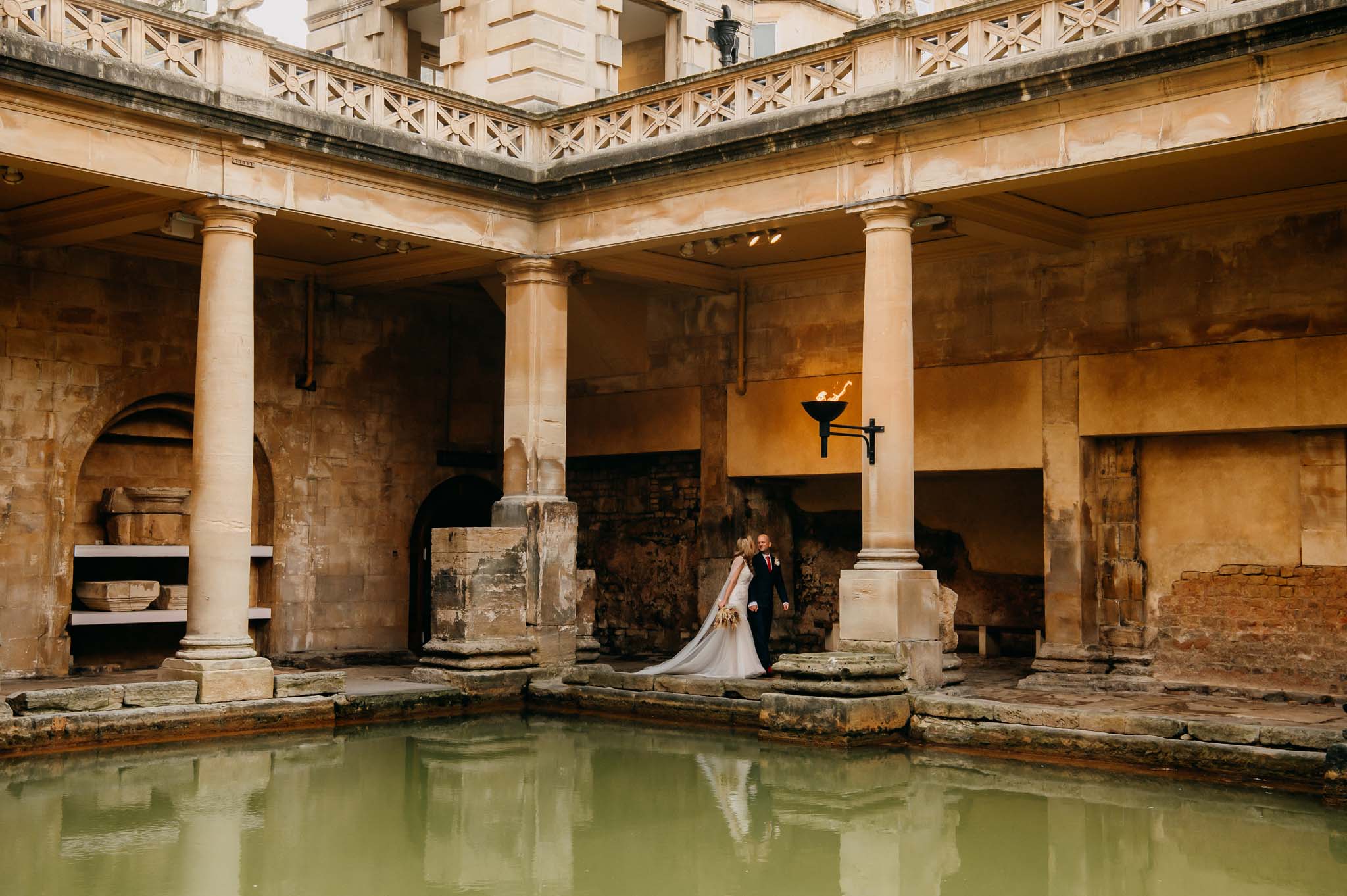 Wedding couple leave following Sunrise ceremony, Emma-Jane Photography