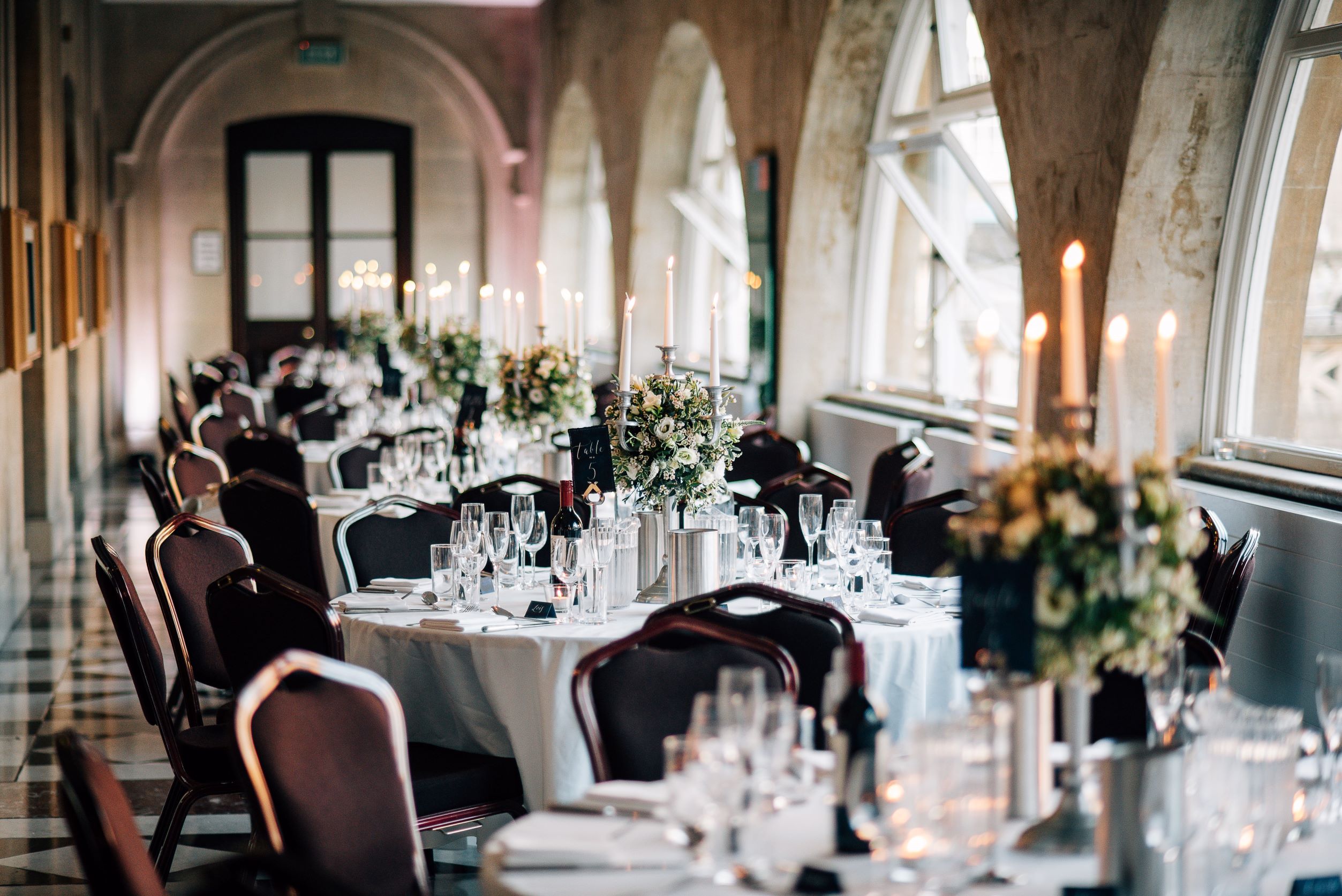 The Terrace, ready for dinner, Amy Sanders