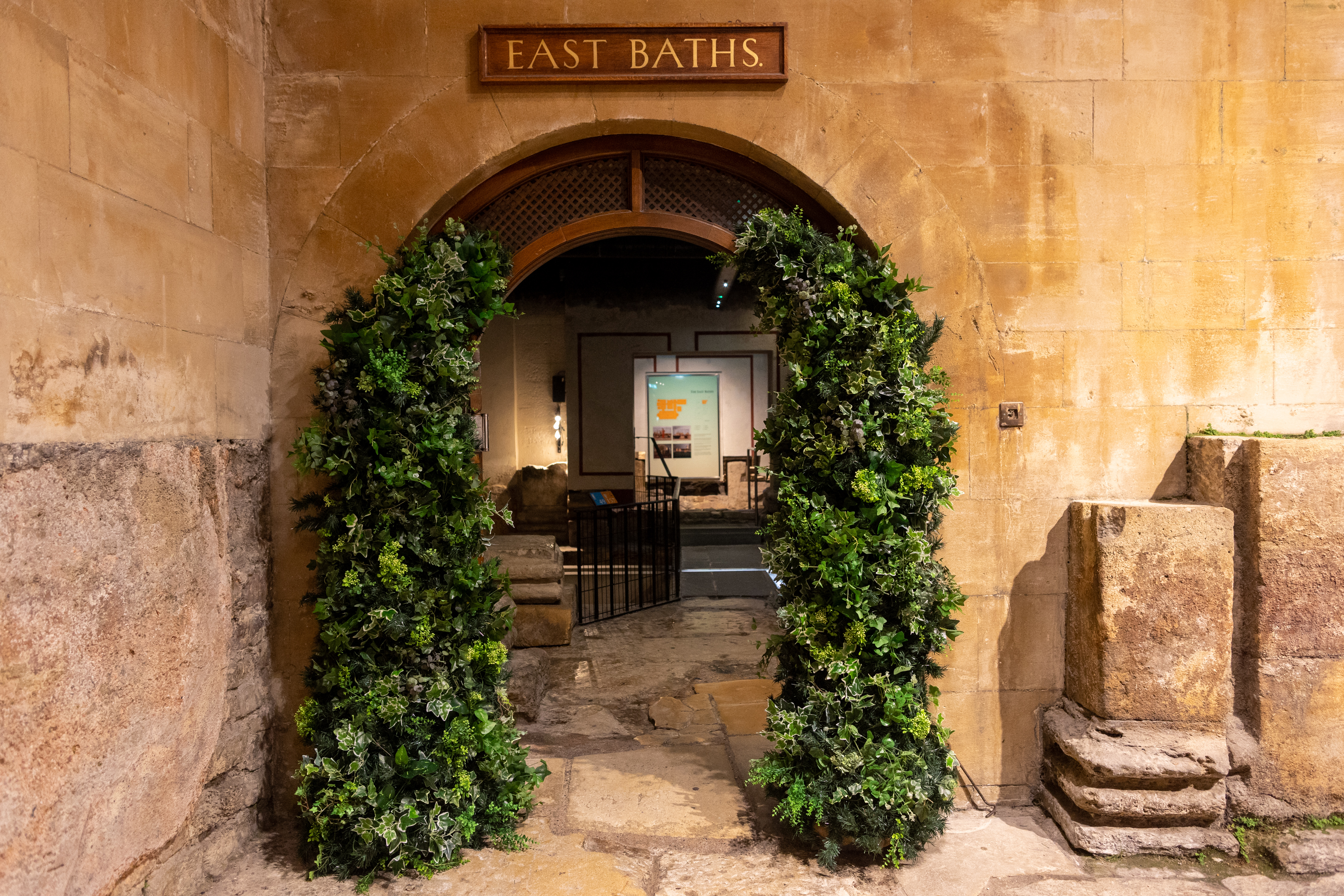 Image: An arch made of greenery