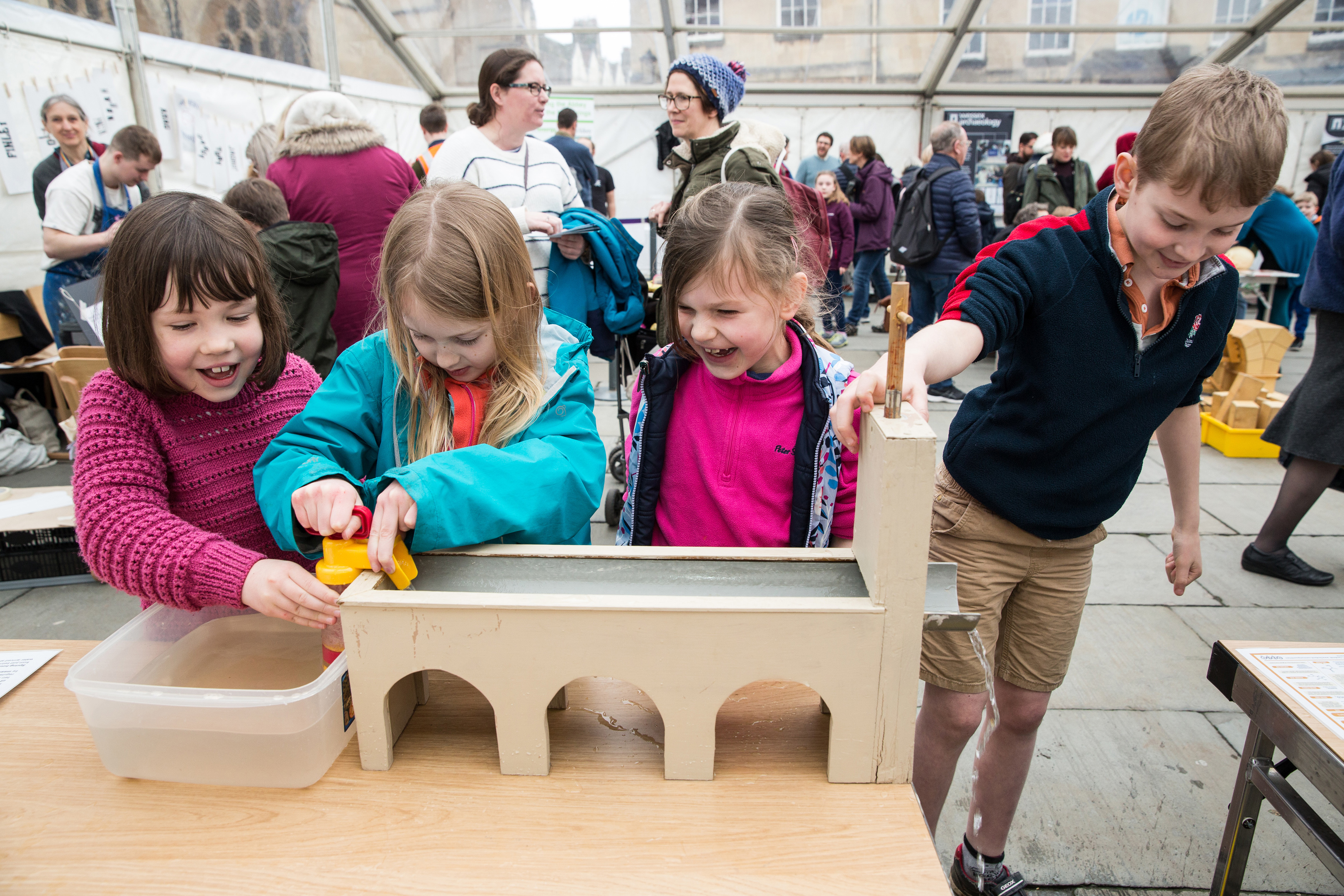 Science Busking at The Baths - Change & Adapt!