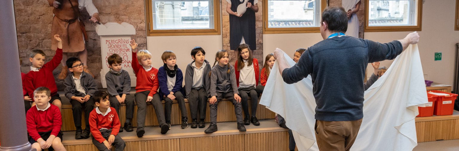 School visit to the Roman Baths