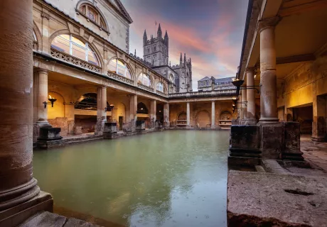 Torchlit Great Bath