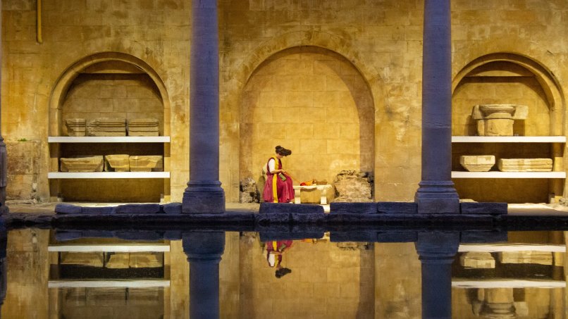 A Roman Character by the Great Bath